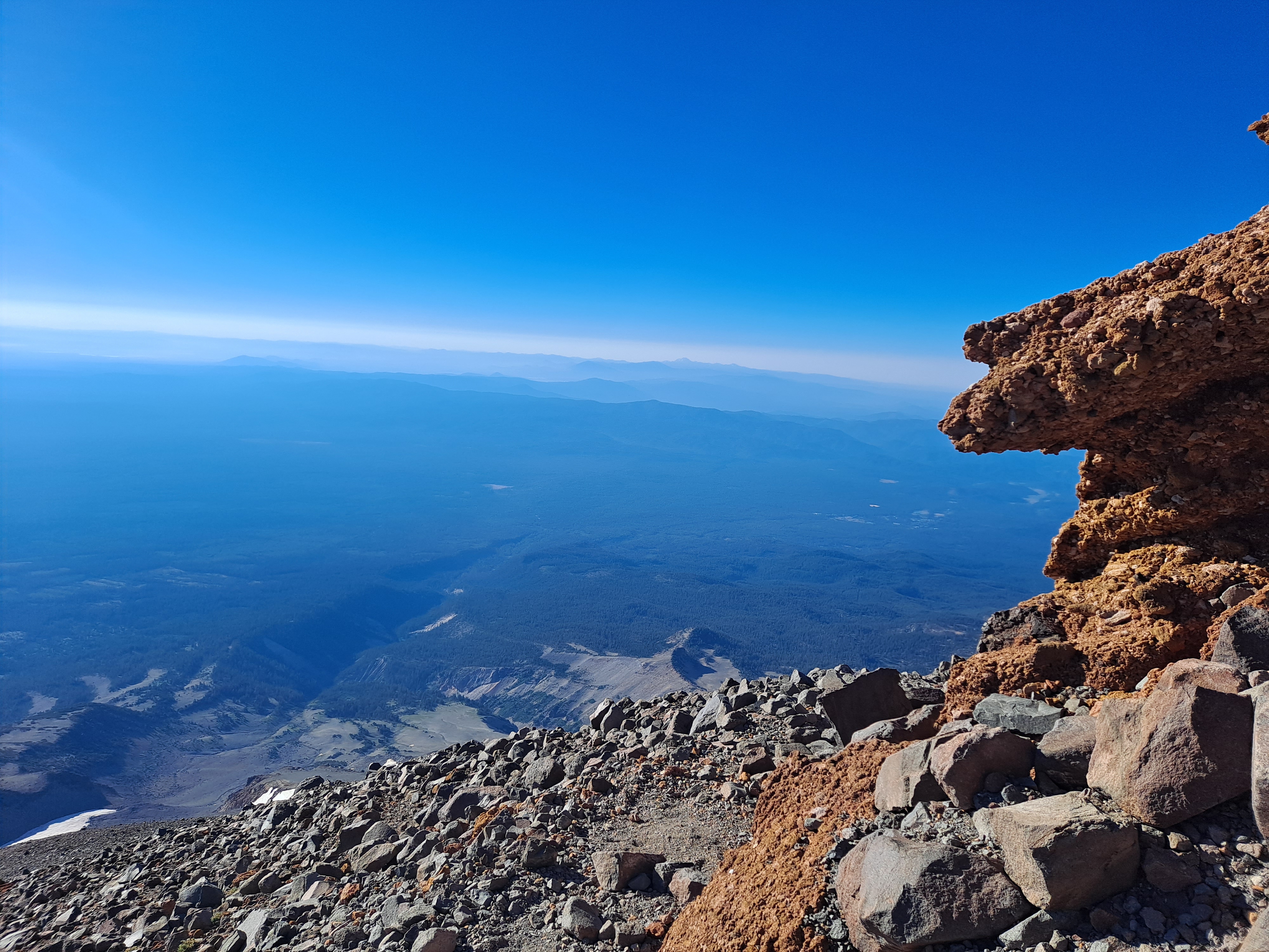 Looking Down From Mushroom Rock
